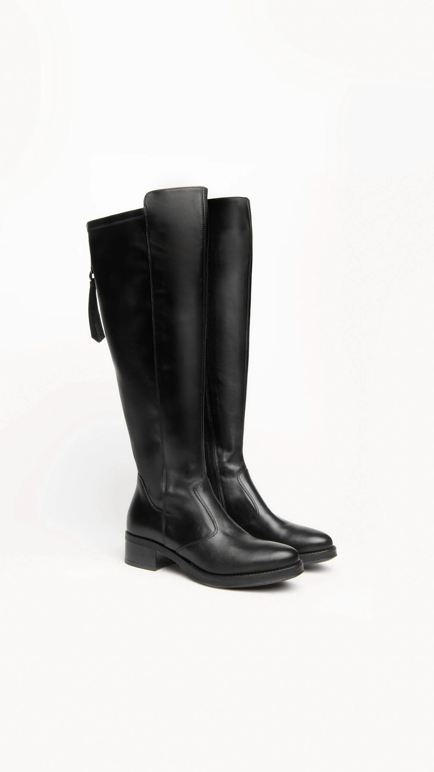 Nero Giardini I014073D Stivali donna in pelle nera - immagine 4