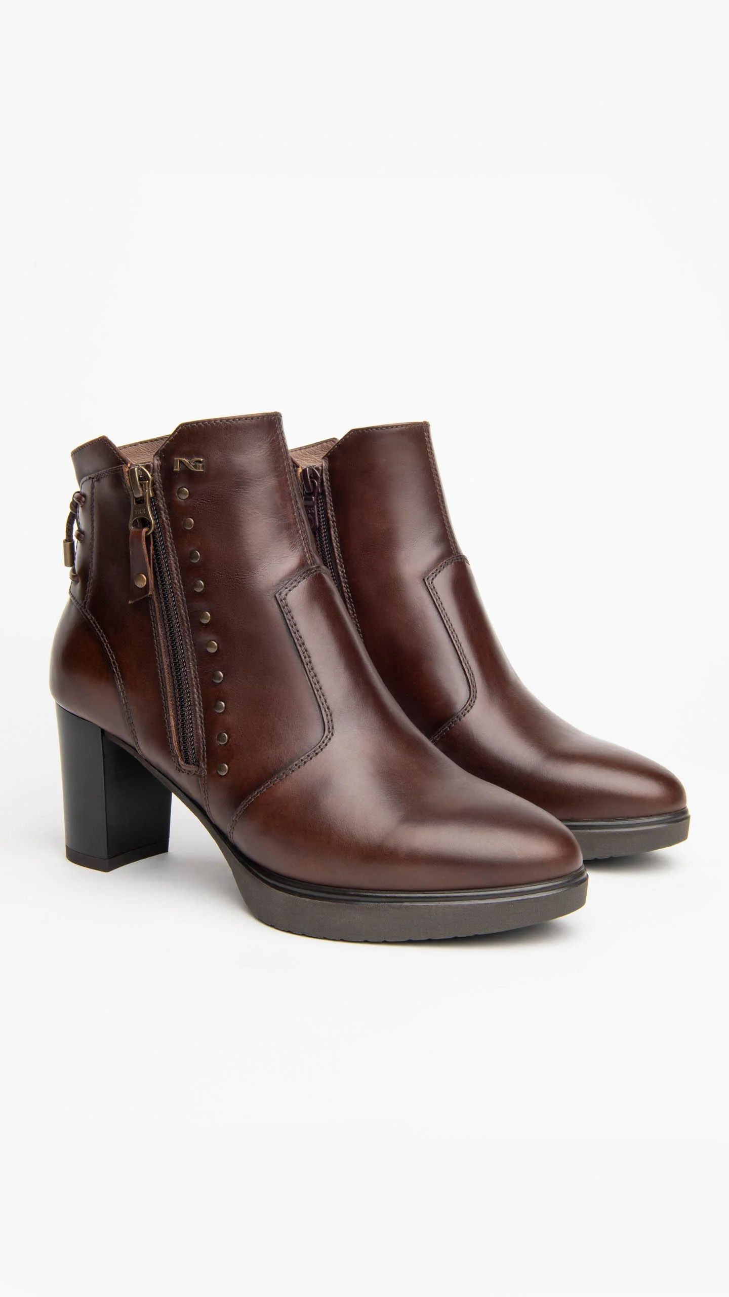 NERO GIARDINI I116700 PELLE BEIGE - immagine 4