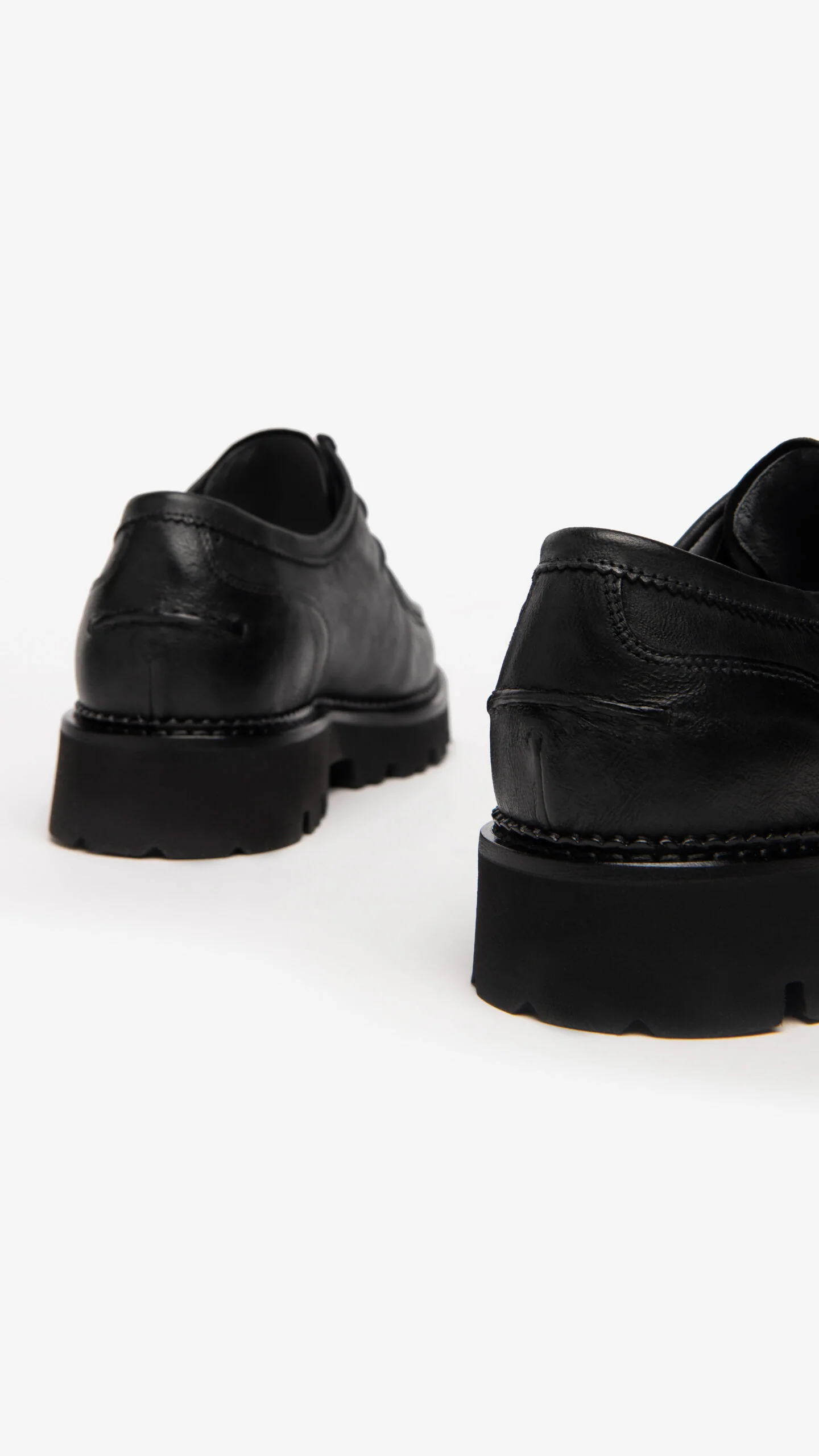 NERO GIARDINI I202651U STRINGATE UOMO IN PELLE NERO - immagine 5