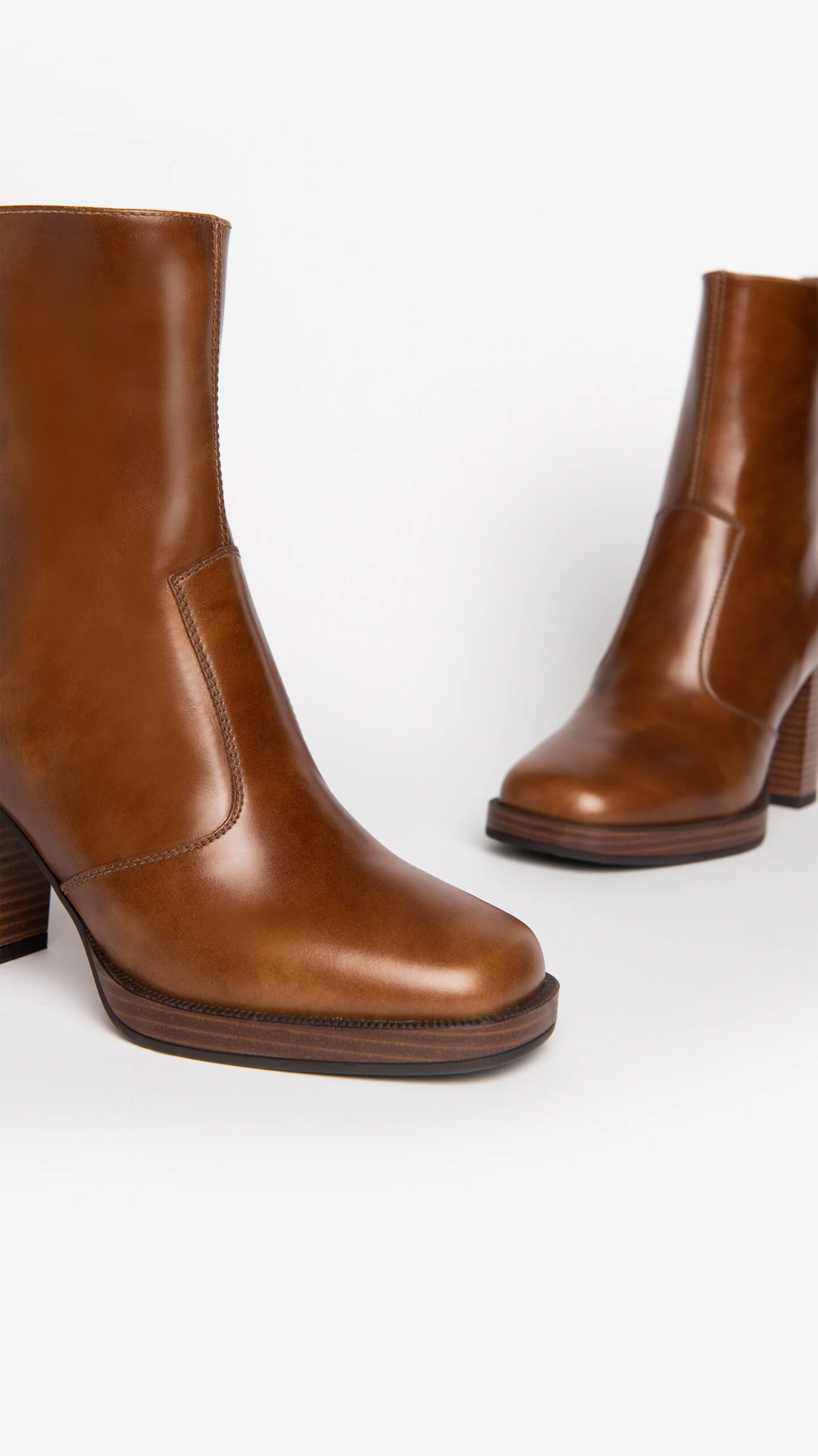 Nero Giardini I205062D Tronchetti donna in pelle cuoio - immagine 5