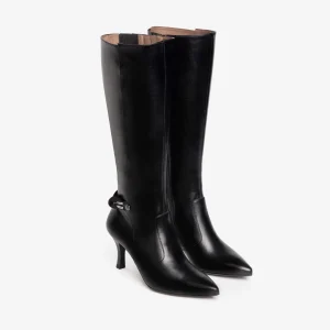 Nero Giardini I205522DE Stivali donna in pelle nera