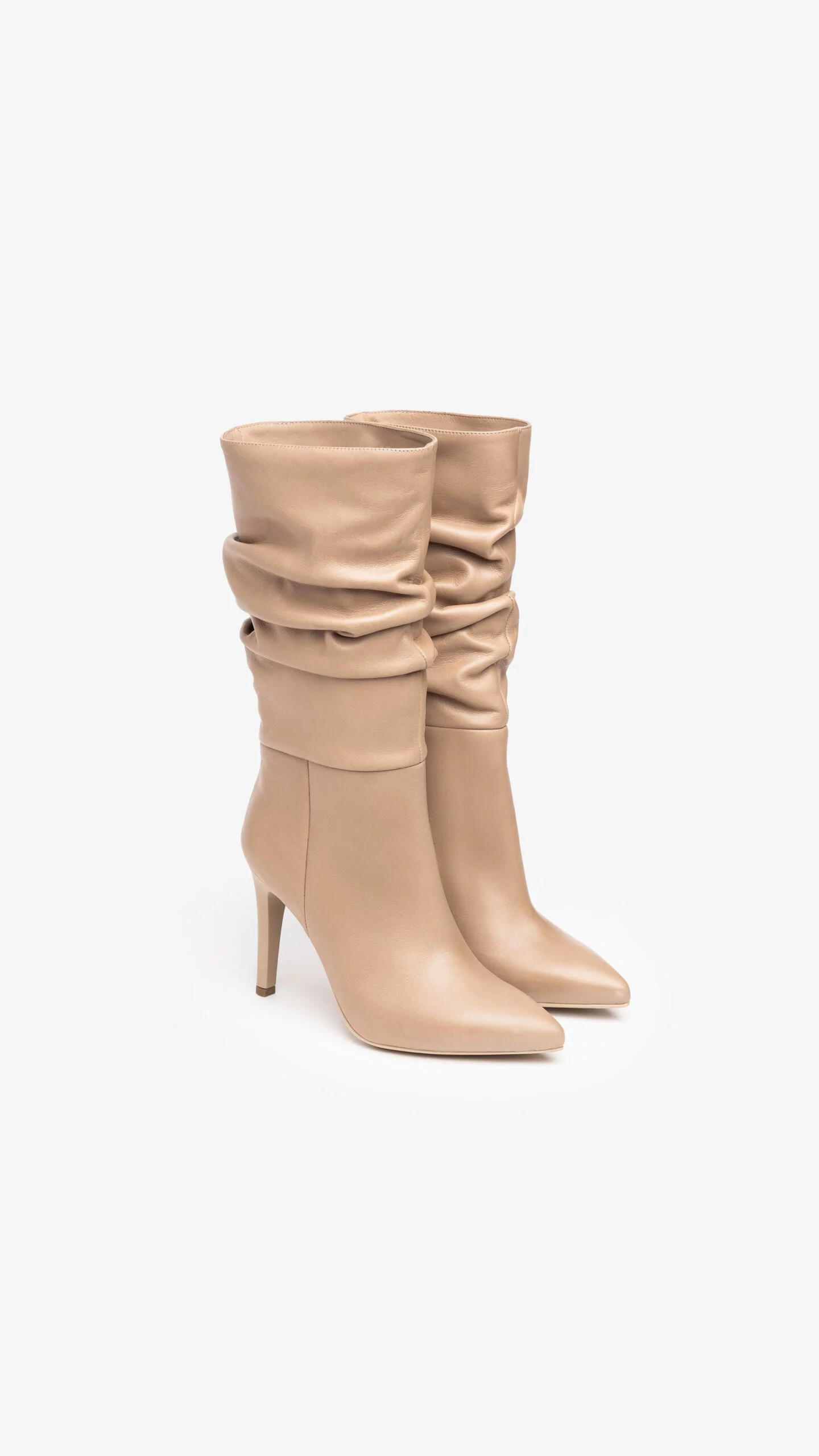 Nero Giardini I205542DE Stivali donna in pelle beige - immagine 2