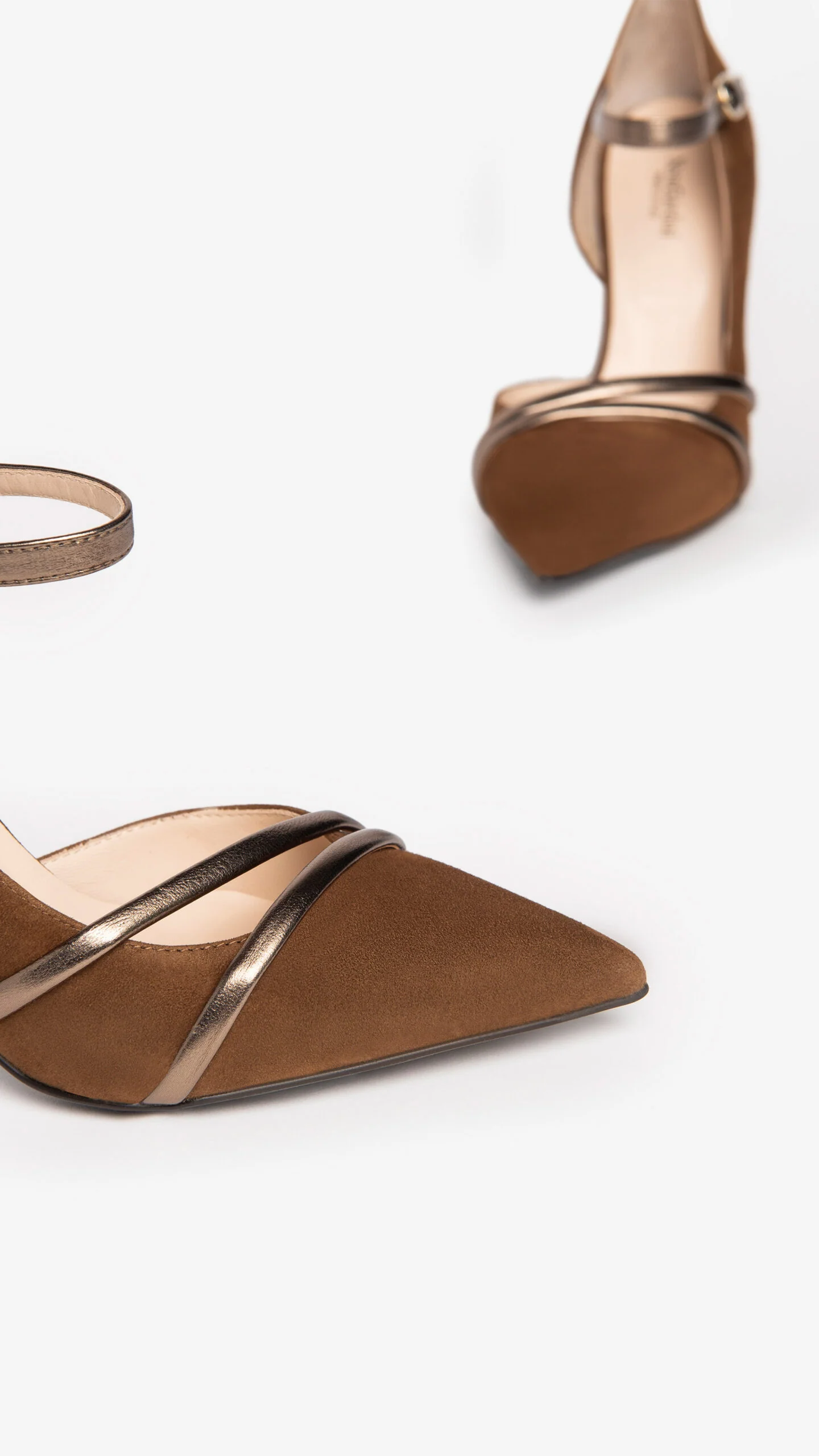 Nero Giardini I205570DE Décolleté donna in camoscio e vernice malto - immagine 5