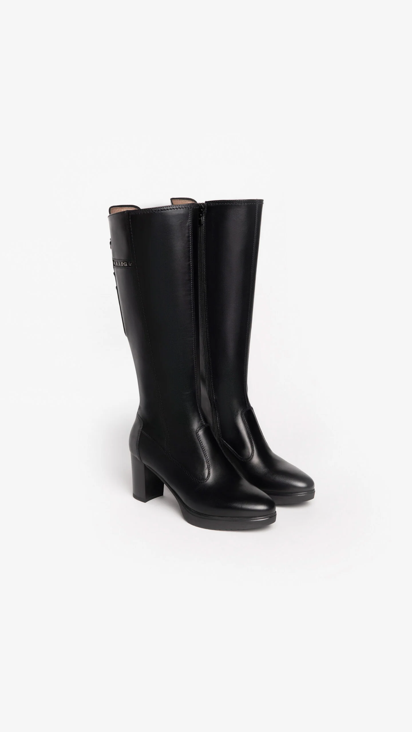 NERO GIARDINI I205711D STIVALI DONNA IN PELLE NERO - immagine 4