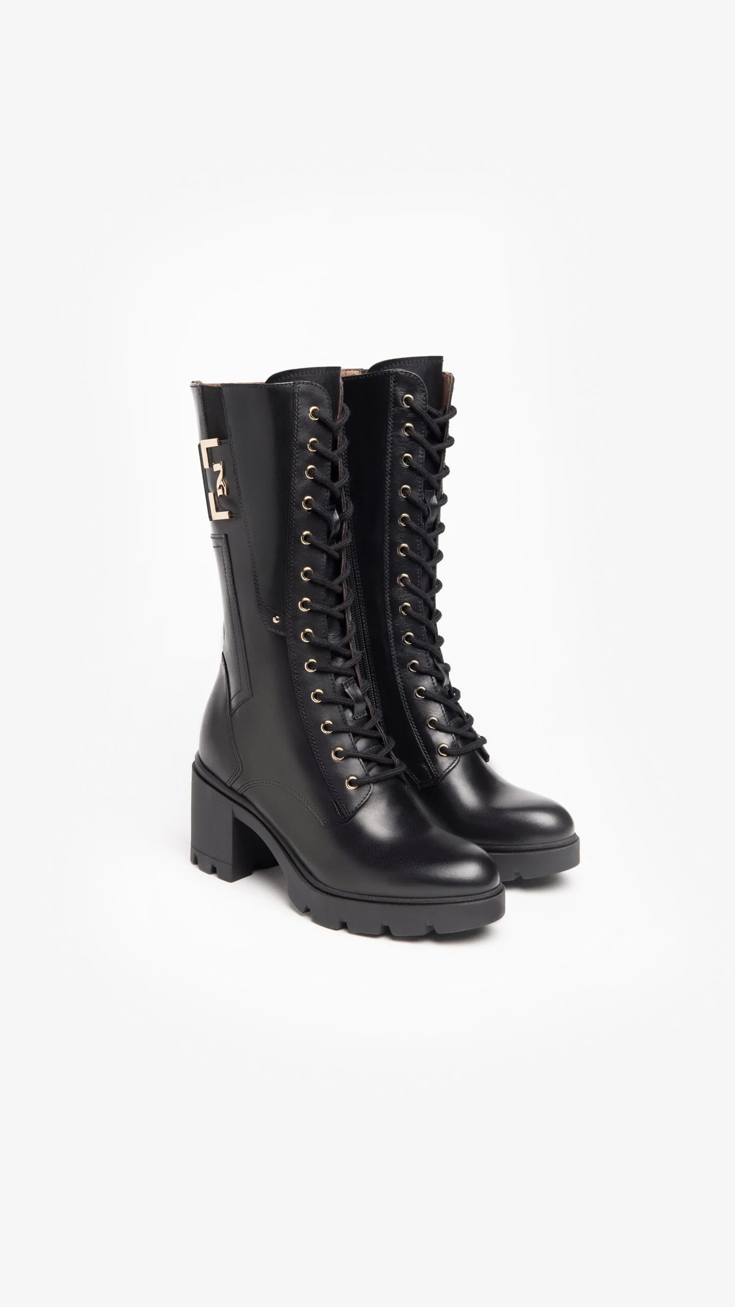 NERO GIARDINI I205862D STIVALI DONNA IN PELLE NERO - immagine 6