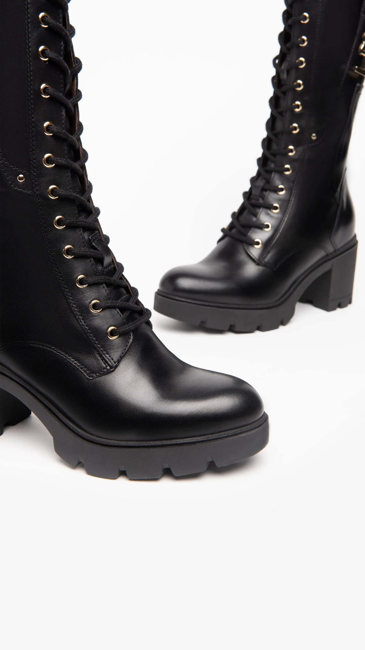 NERO GIARDINI I205862D STIVALI DONNA IN PELLE NERO - immagine 7