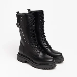 Nero Giardini I205896D Stivali donna in pelle nera