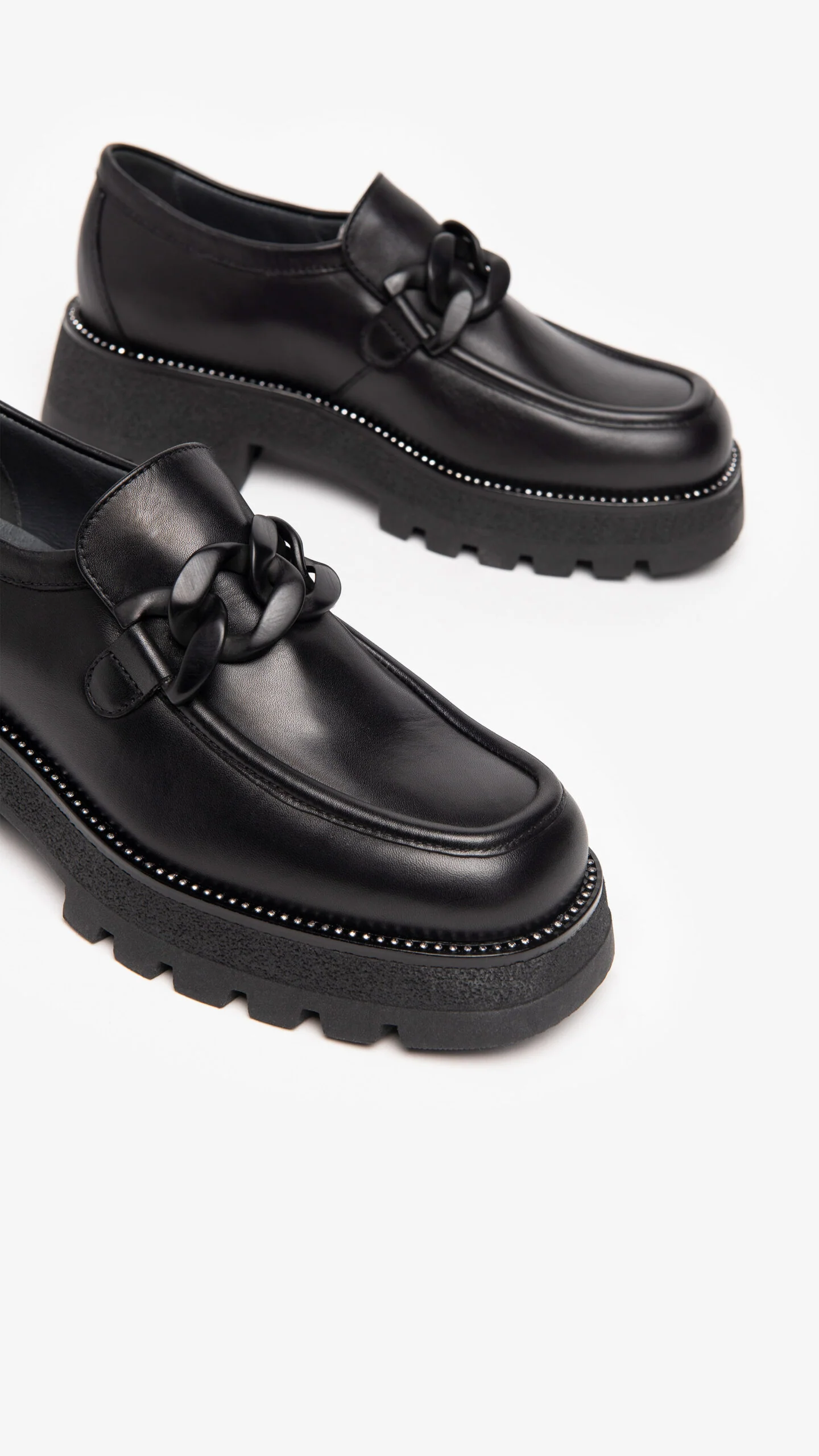 NERO GIARDINI I205940D MOCASSINI DONNA IN PELLE NERO