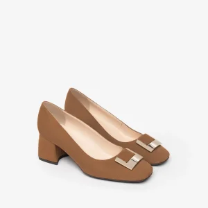 NERO GIARDINI I308671DE DECOLLETE DONNA IN CAMOSCIO MALTO