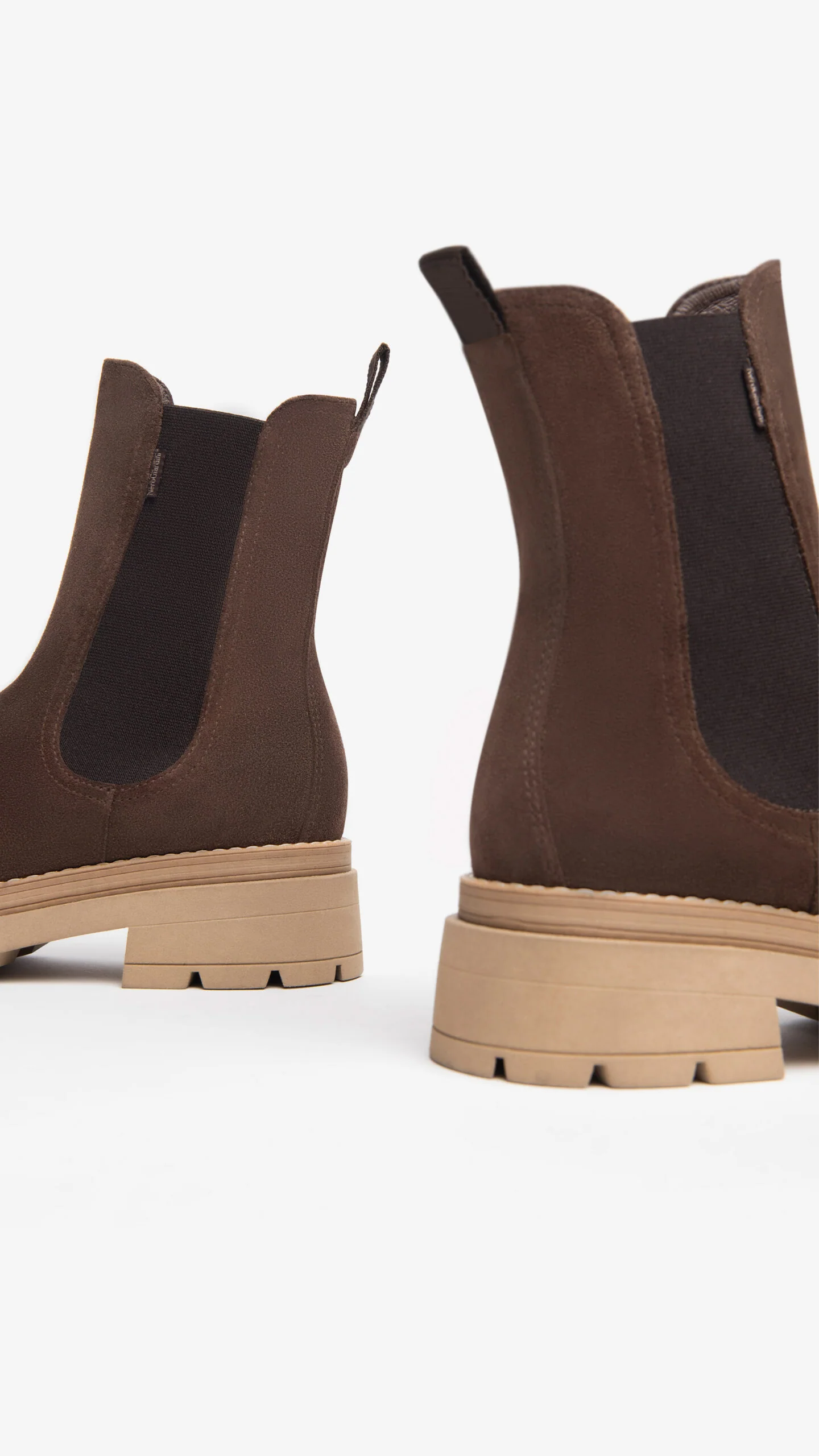 NERO GIARDINI I309153D STIVALETTI CHELSEA DONNA IN CAMOSCIO CASTAGNO - immagine 4