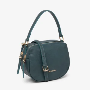 NERO GIARDINI I343021D BORSA A SPALLA D DONNA IN MATERIALE TECNICO PETROLIO