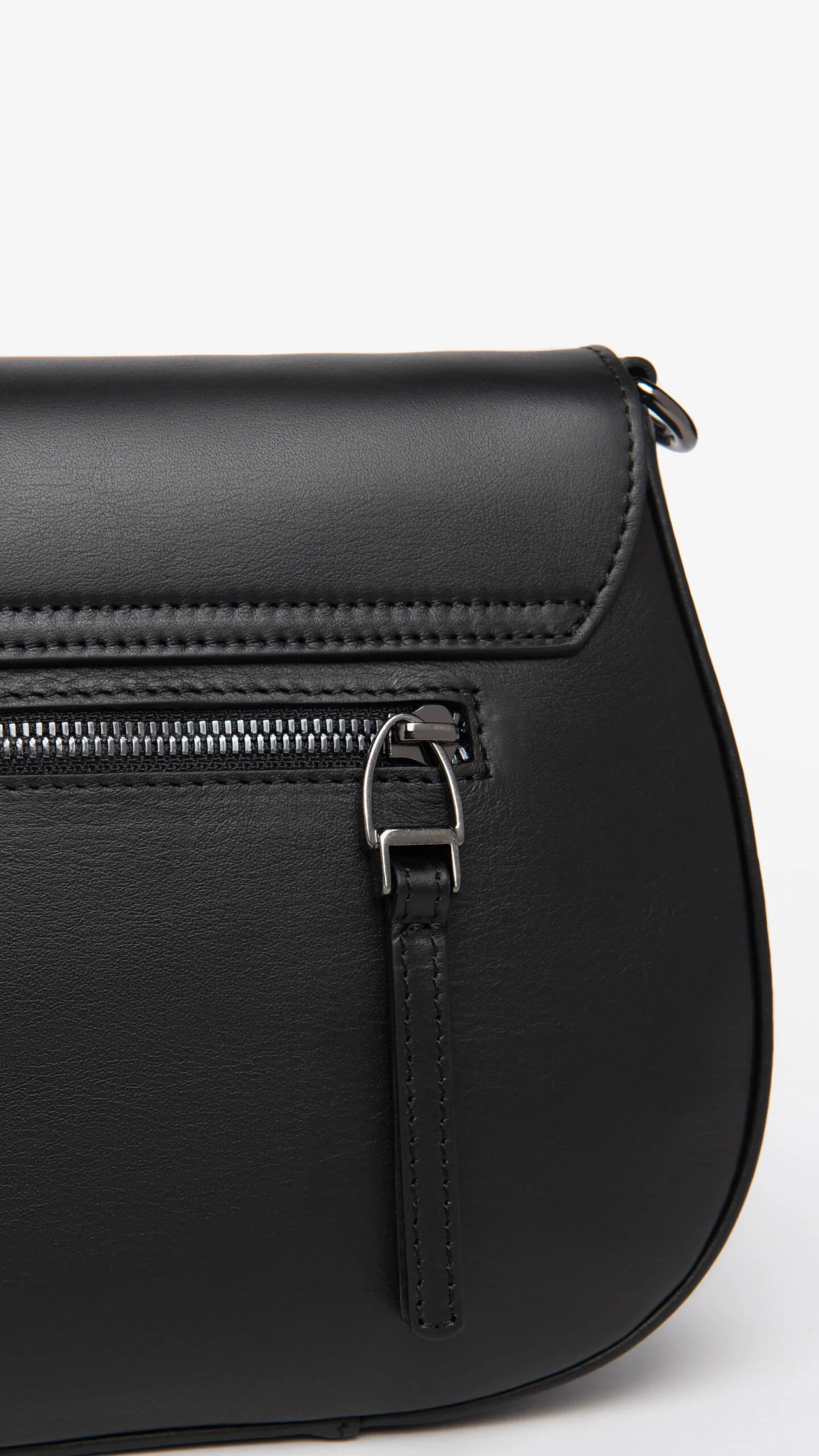 NERO GIARDINI I343522D BORSA A TRACOLLA DA DONNA IN PELLE NERO - immagine 5