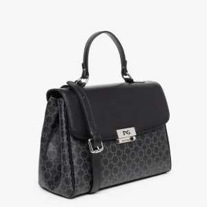 NERO GIARDINI I343571D BORSA A MANO DA DONNA IN MATERIALE TECNICO NERO