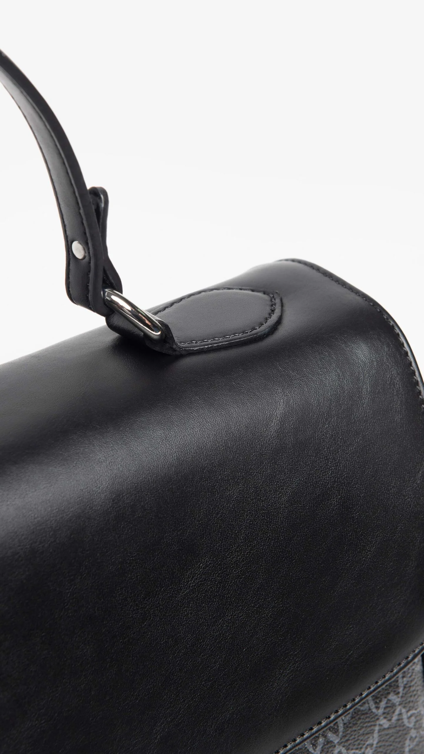 NERO GIARDINI I343571D BORSA A MANO DA DONNA IN MATERIALE TECNICO NERO - immagine 4