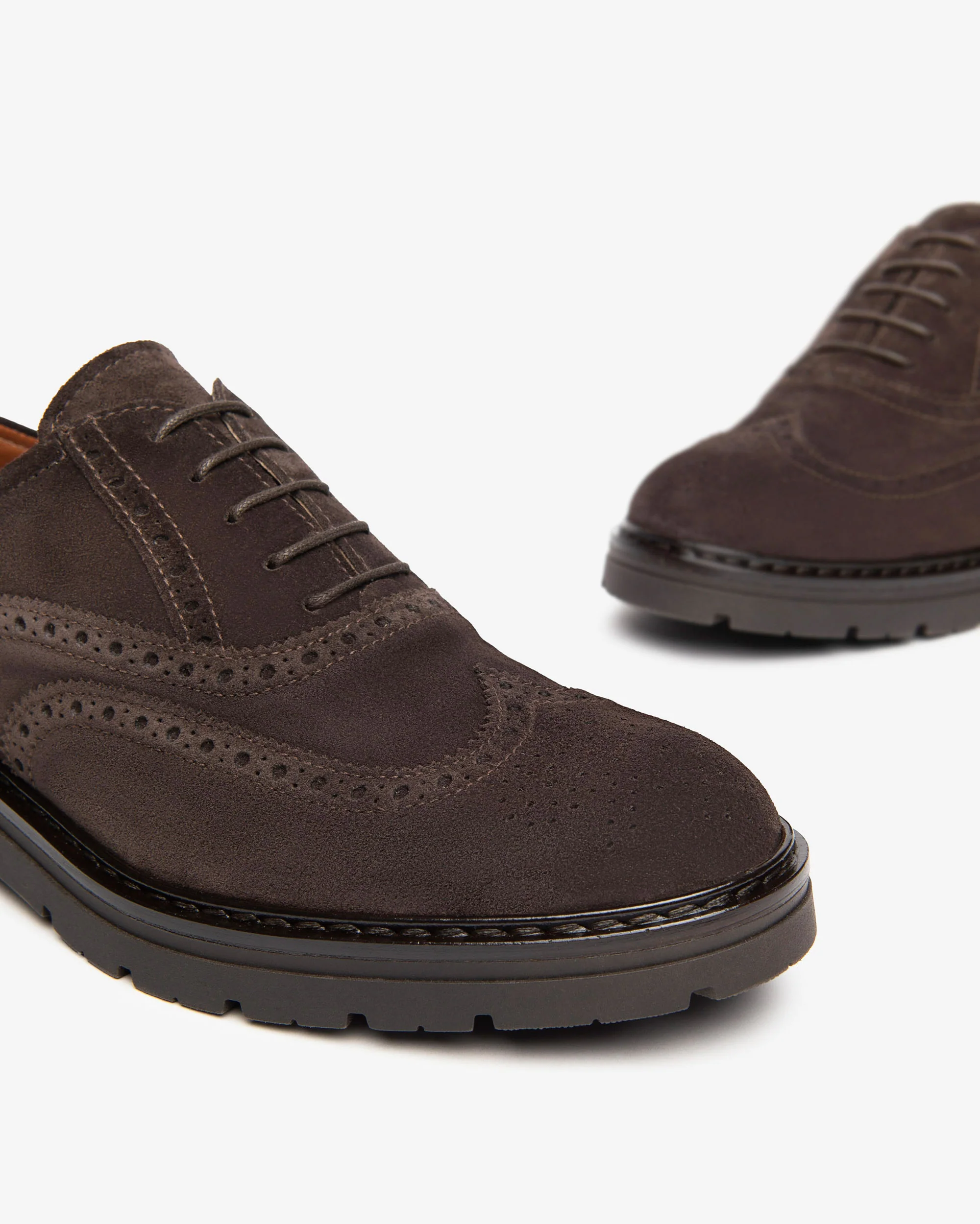 Nero Giardini I400350U Stringate uomo in camoscio moro - immagine 7