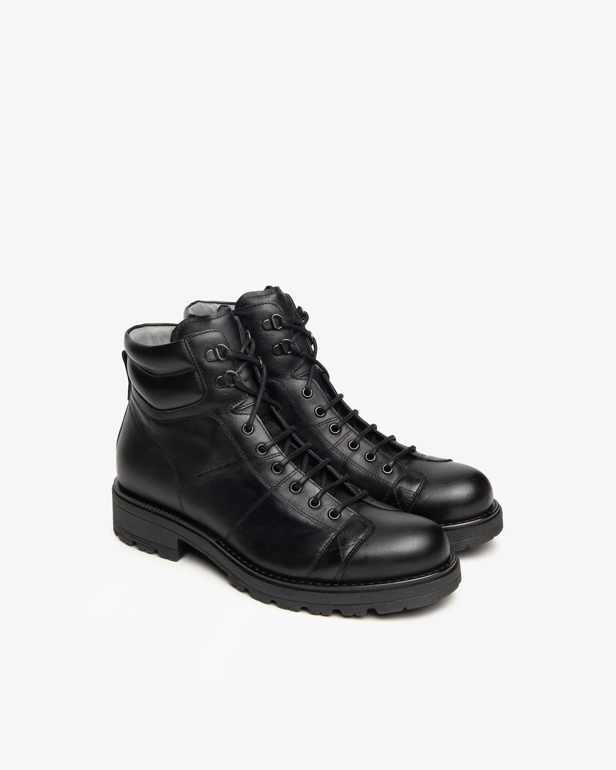 Nero Giardini I400510U Stivaletti uomo in pelle nero - immagine 6