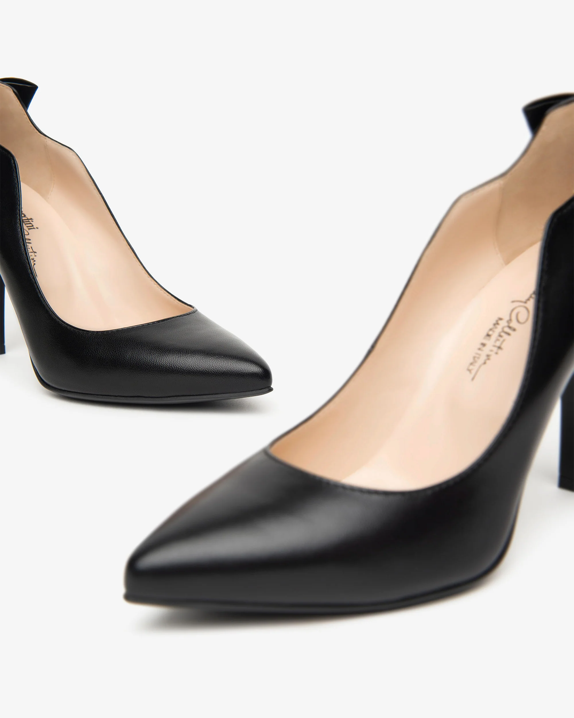 Nero Giardini I410810DE Décolleté donna in pelle nero - immagine 8