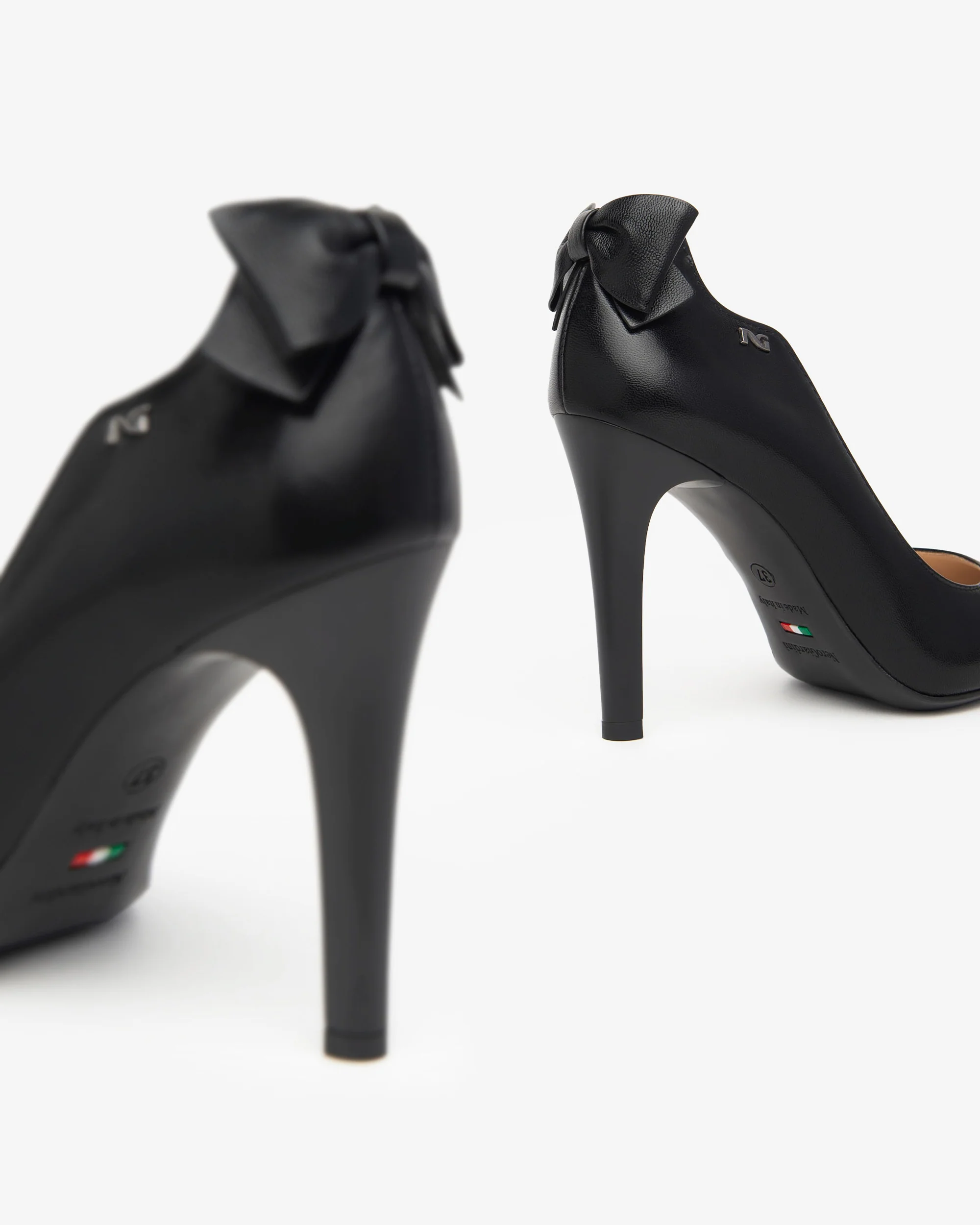 Nero Giardini I410810DE Décolleté donna in pelle nero - immagine 9