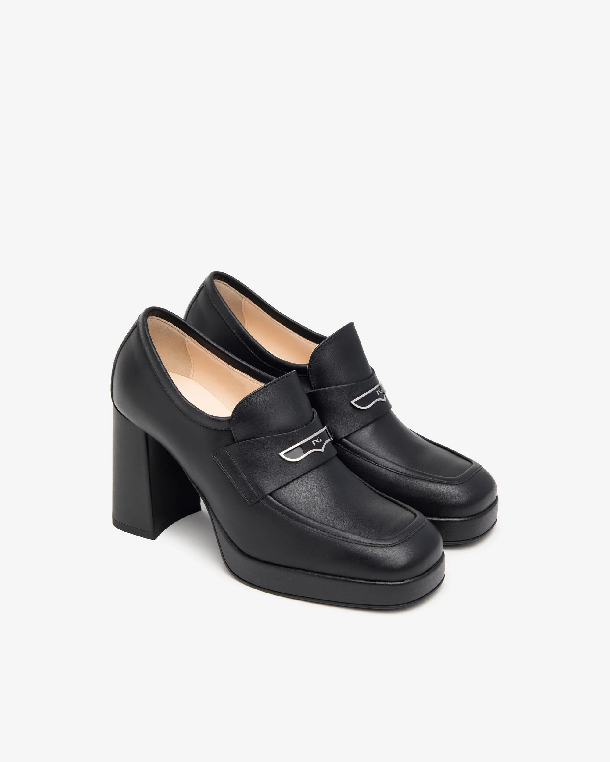 Nero Giardini I410902D Mocassini donna in pelle nero - immagine 8