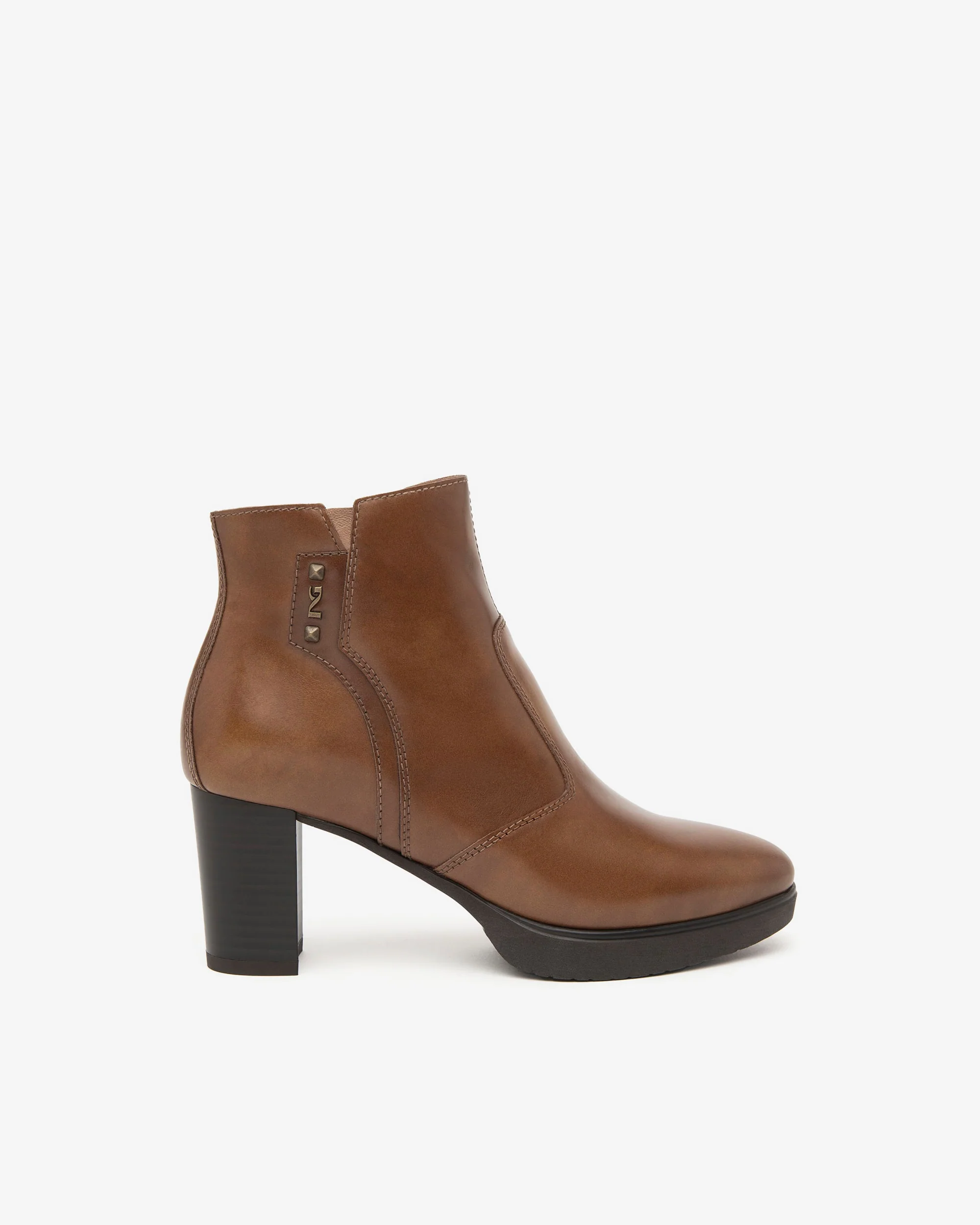 Nero Giardini I411200D Tronchetti donna in pelle cuoio - immagine 3