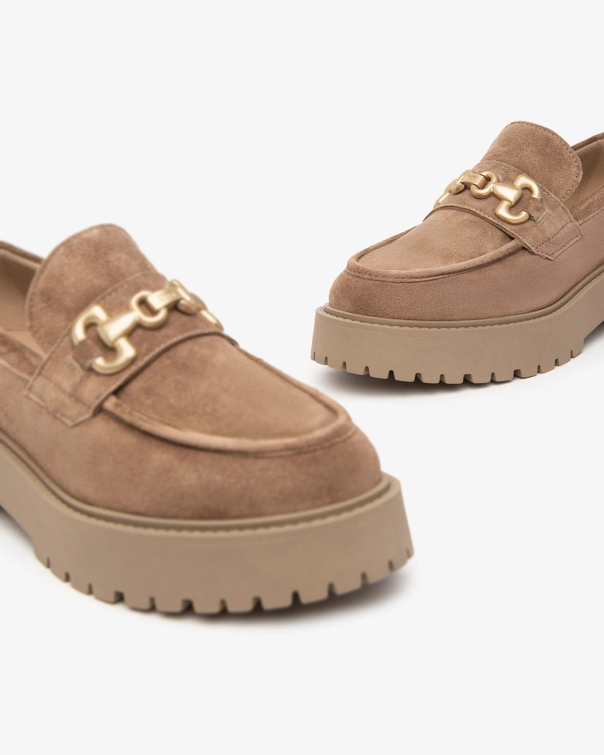 Nero Giardini I411390D Mocassini donna in camoscio cuoio - immagine 4