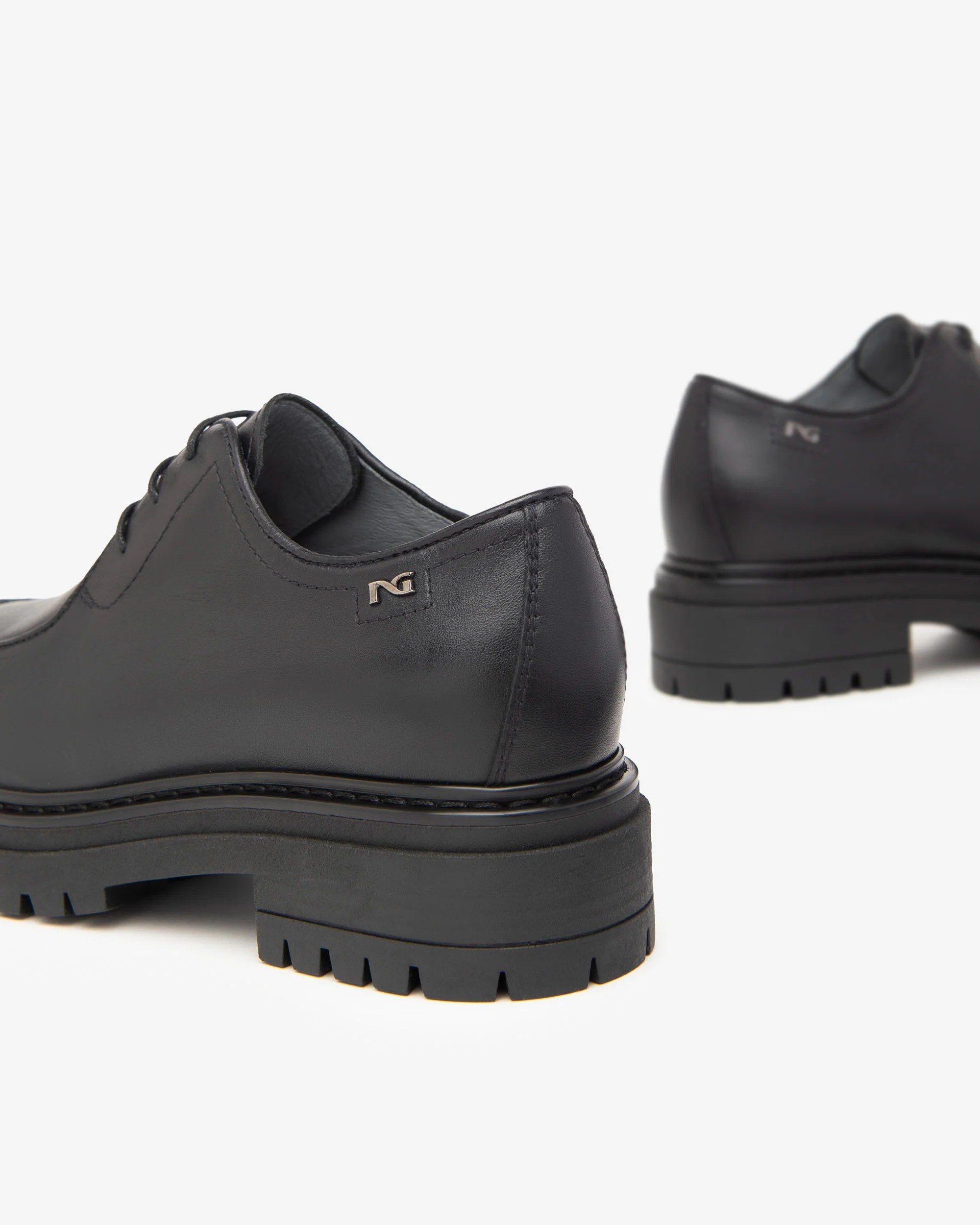 Nero Giardini I411411D Stringate donna in pelle nero - immagine 5