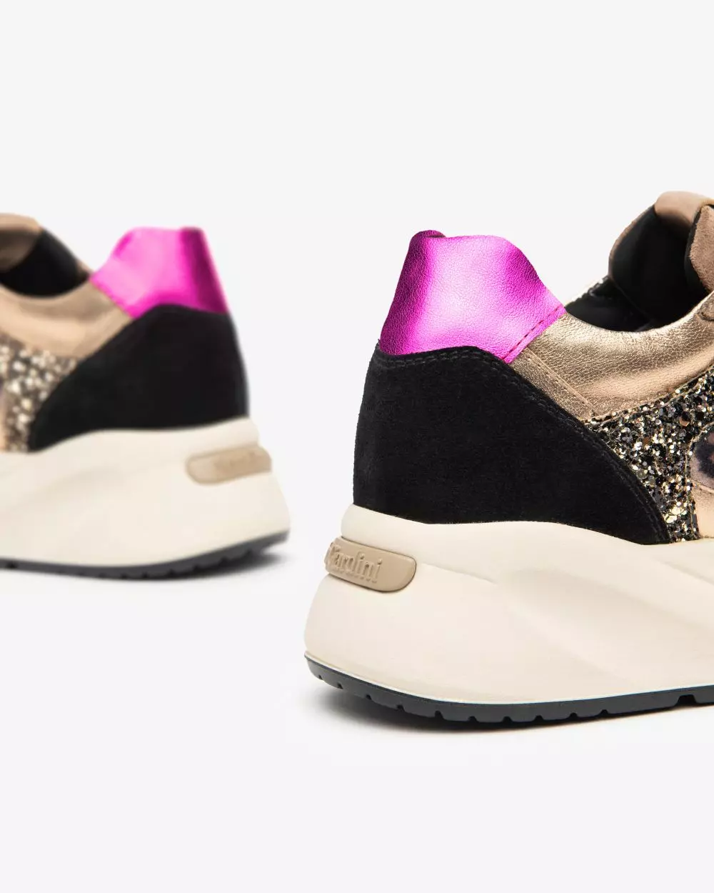 Nero Giardini I411531D Sneakers Donna in Pelle, Suede e Materiale Tecnico mou - immagine 5