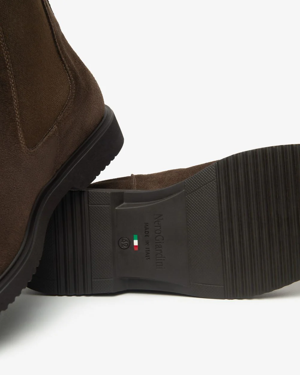 Nero Giardini I500851U Stivaletti Chelsea Uomo in Camoscio moro - immagine 5