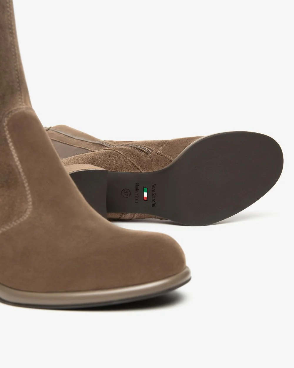 Nero Giardini I514312D Stivali Donna in Suede e Materiale Tecnico color spago - immagine 5