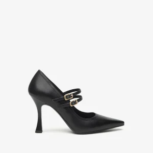 Nero Giardini I514490DE Décolleté Donna in Pelle nero