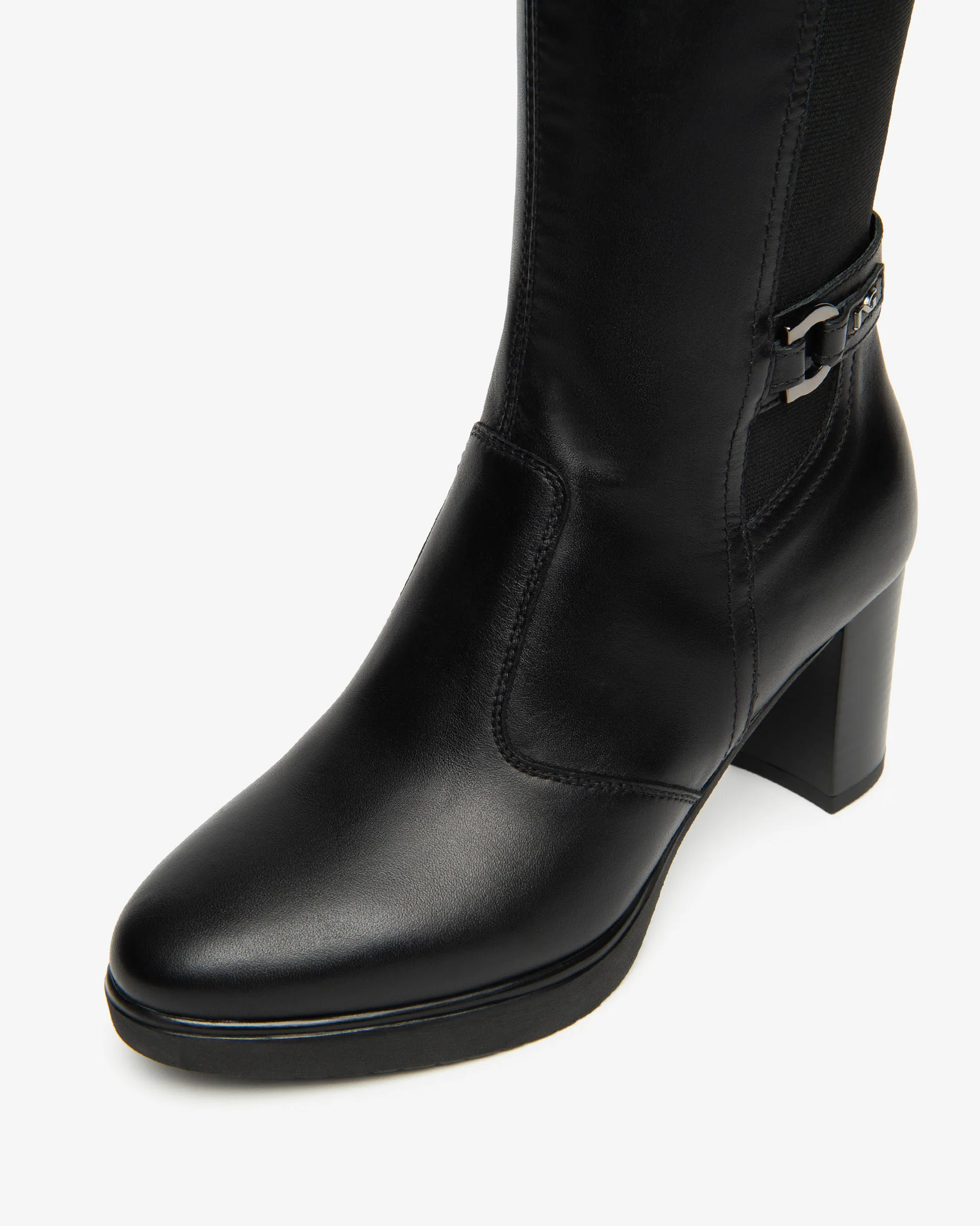 Nero Giardini I514600D Stivali Donna in Pelle e Tessuto - immagine 4