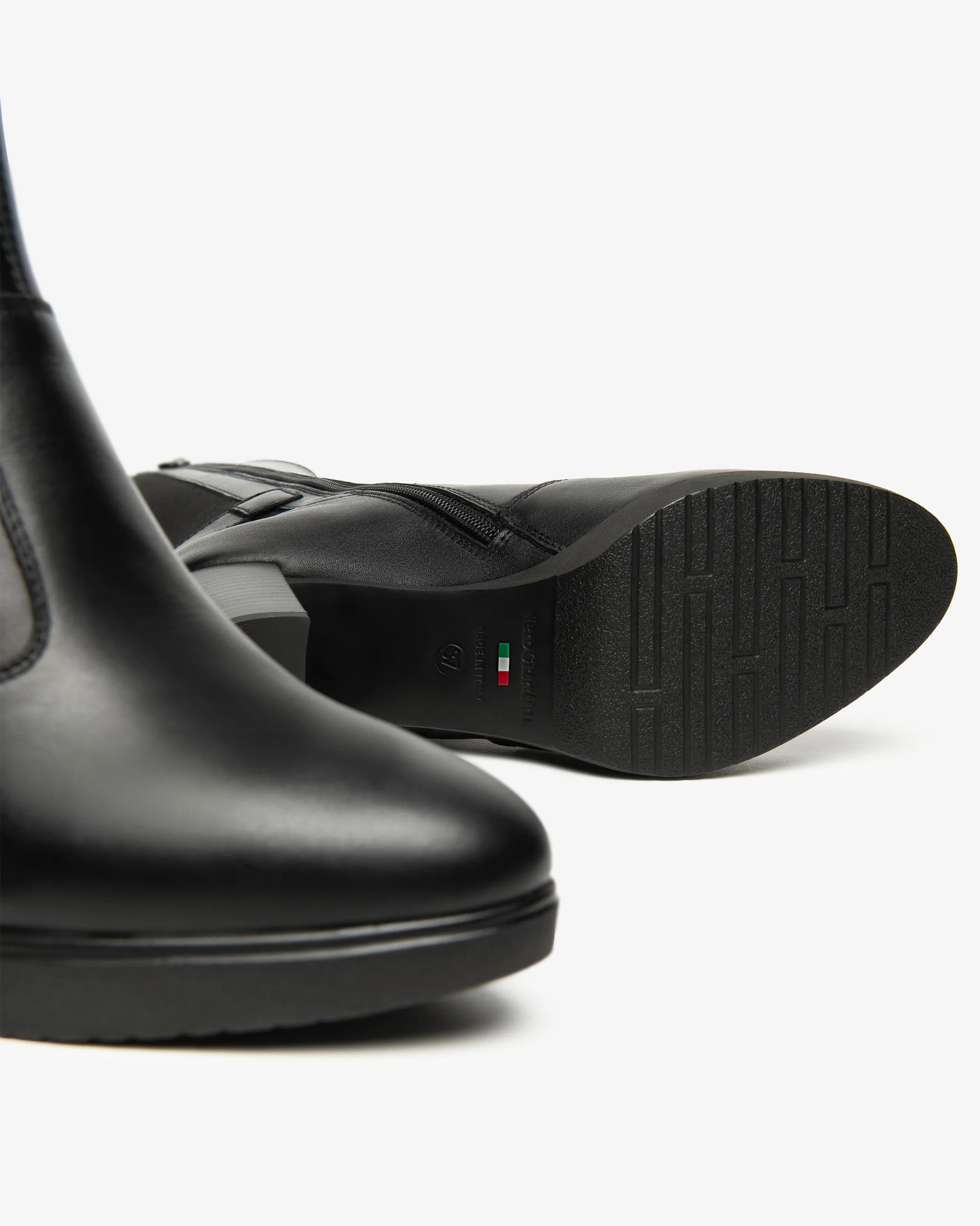 Nero Giardini I514600D Stivali Donna in Pelle e Tessuto - immagine 5