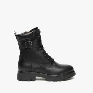 Nero Giardini I514763D Anfibi Donna in Pelle