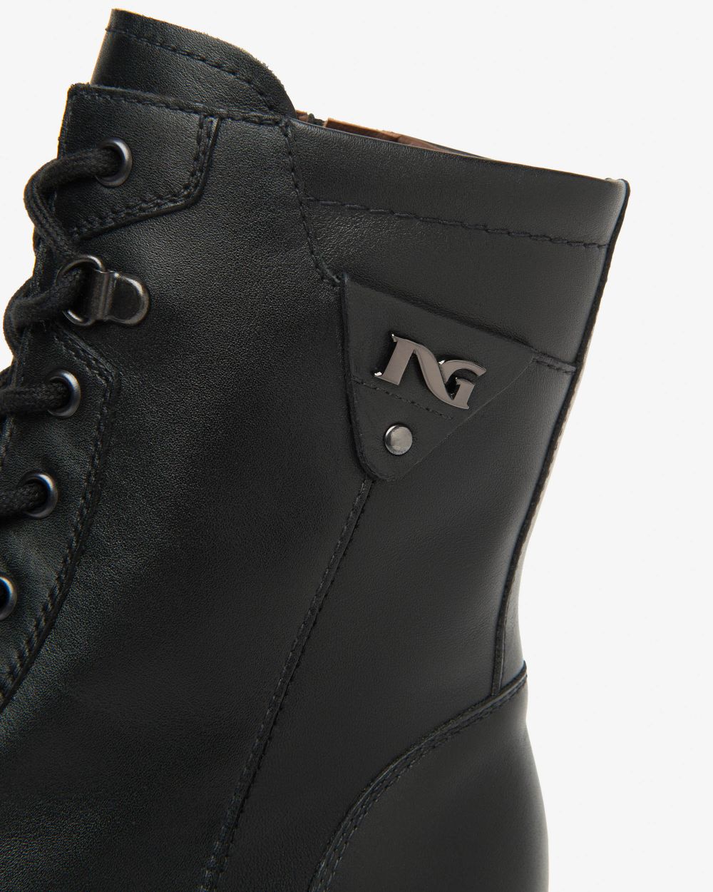 Nero Giardini I514767D Anfibi Donna in Pelle nero - immagine 4