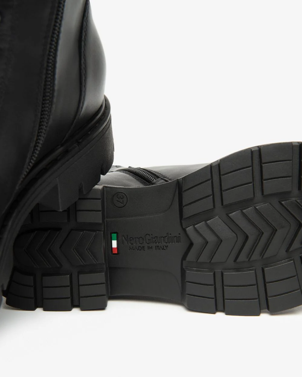 Nero Giardini I514767D Anfibi Donna in Pelle nero - immagine 5