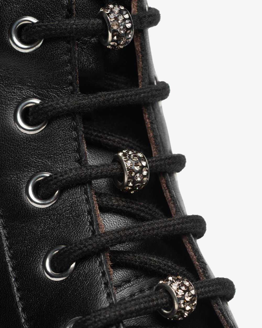 Nero Giardini I514810D Anfibi Donna in Pelle nero - immagine 6