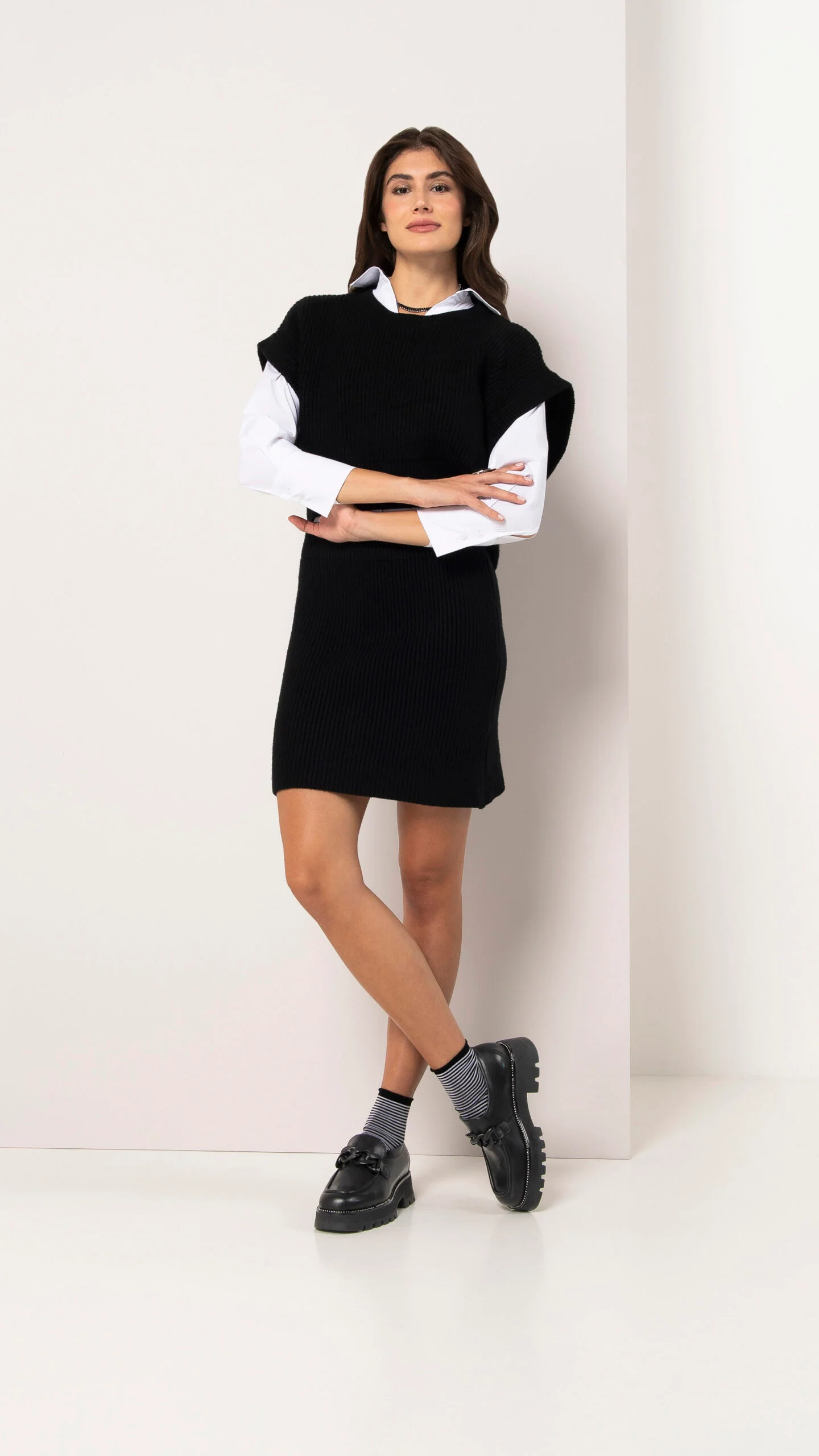 NERO GIARDINI I205940D MOCASSINI DONNA IN PELLE NERO - immagine 3