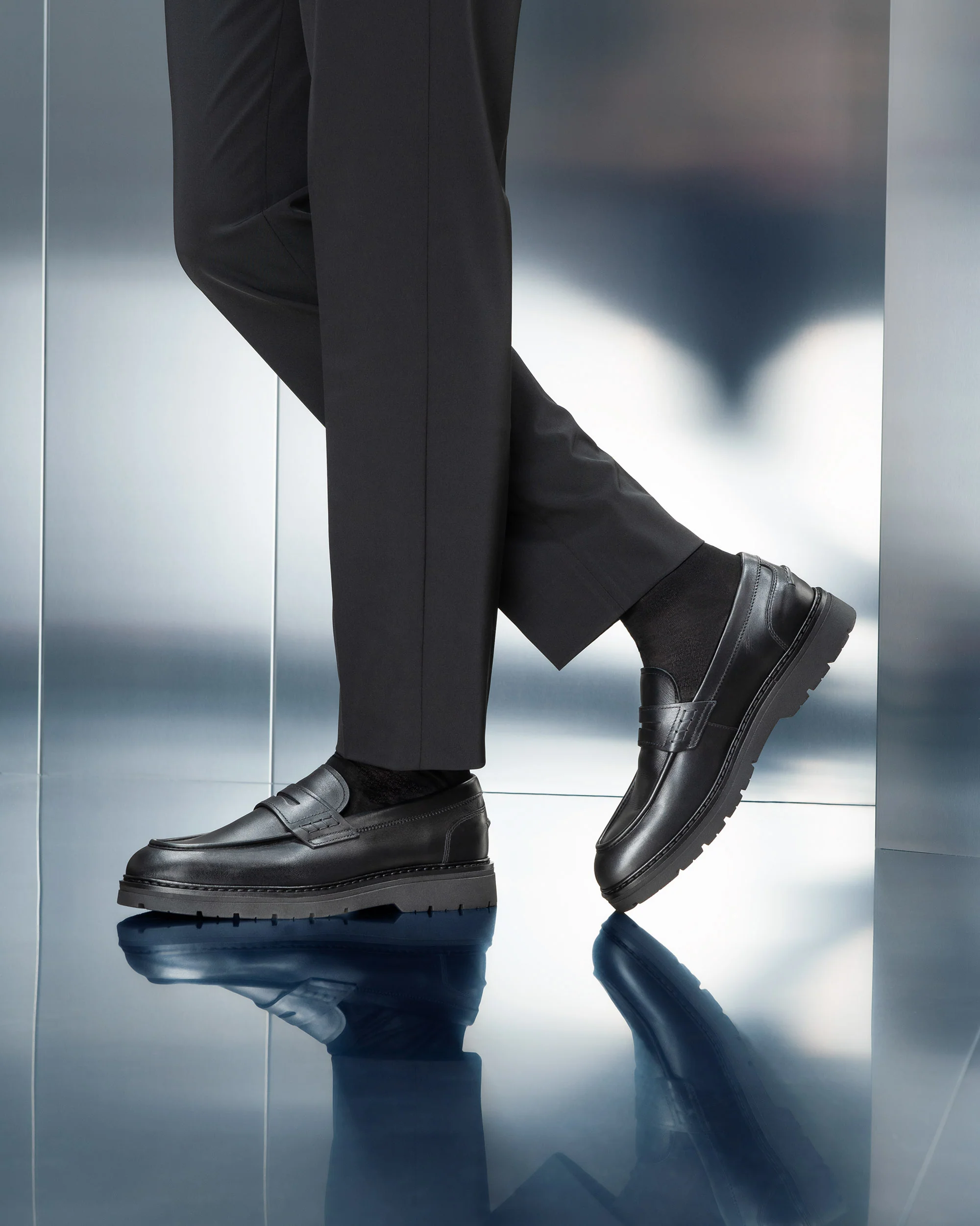 Nero Giardini I400360U Mocassini uomo in pelle nero - immagine 3