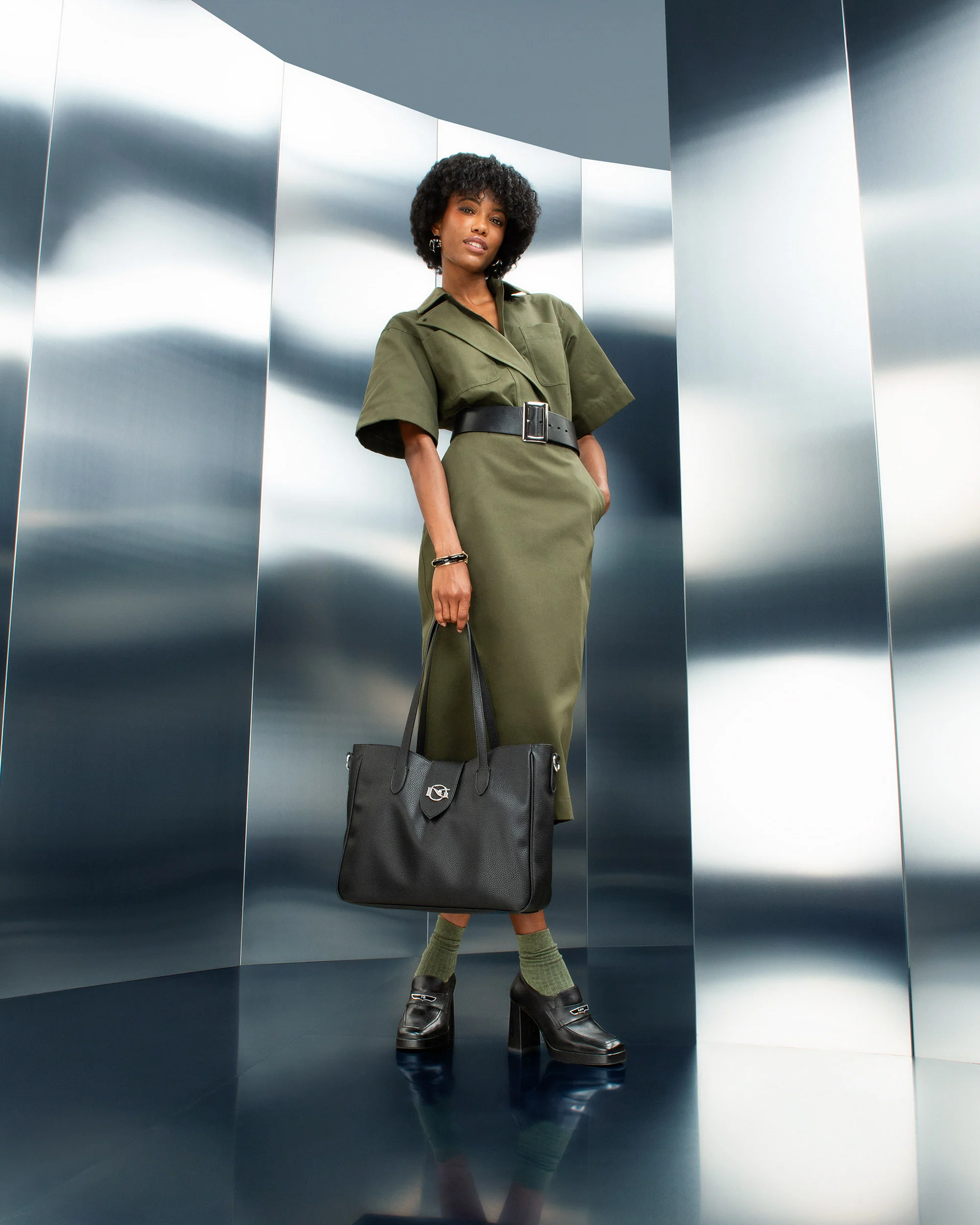 Nero Giardini I410902D Mocassini donna in pelle nero - immagine 5