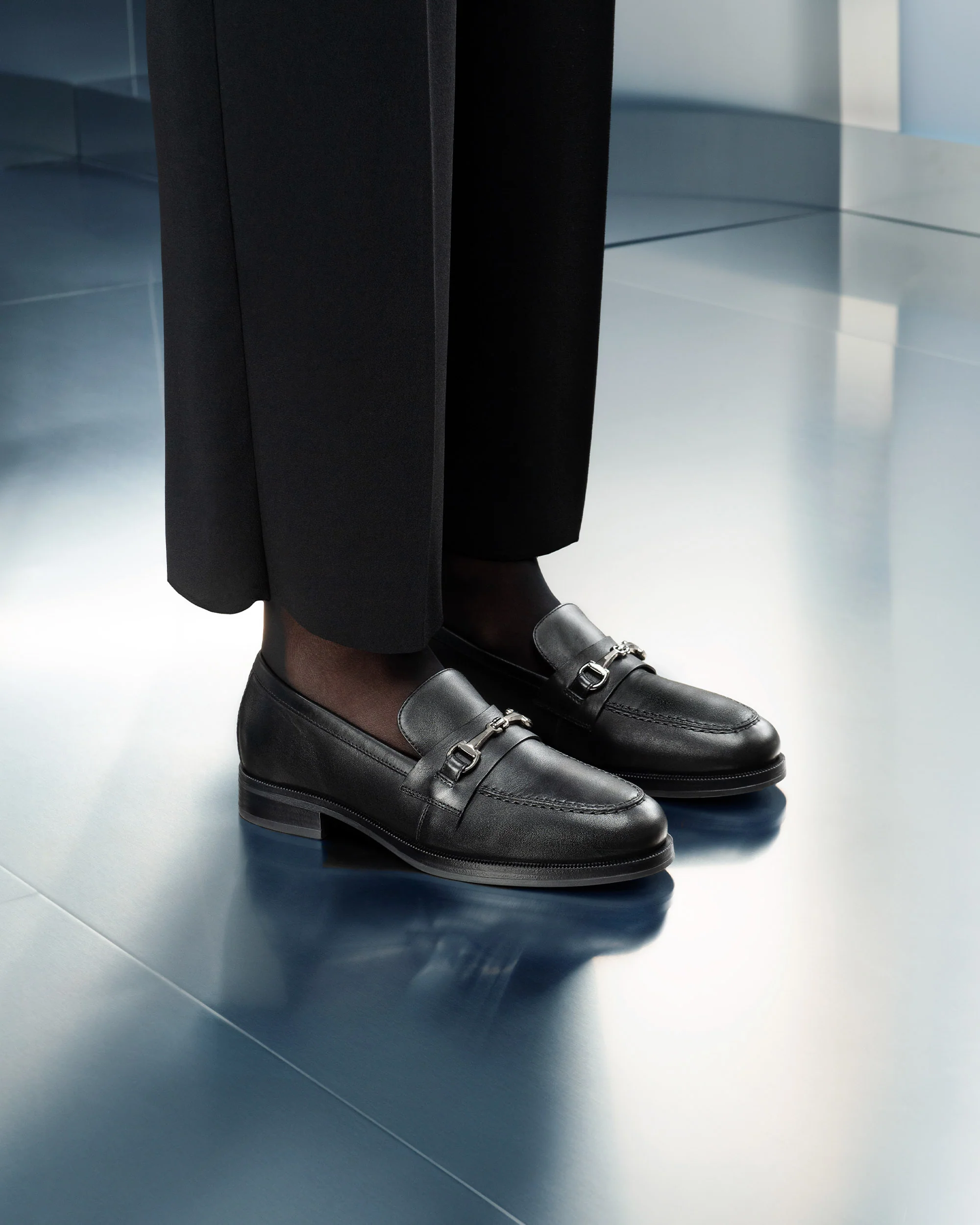 Nero Giardini I411260D Mocassini donna in pelle nero - immagine 3