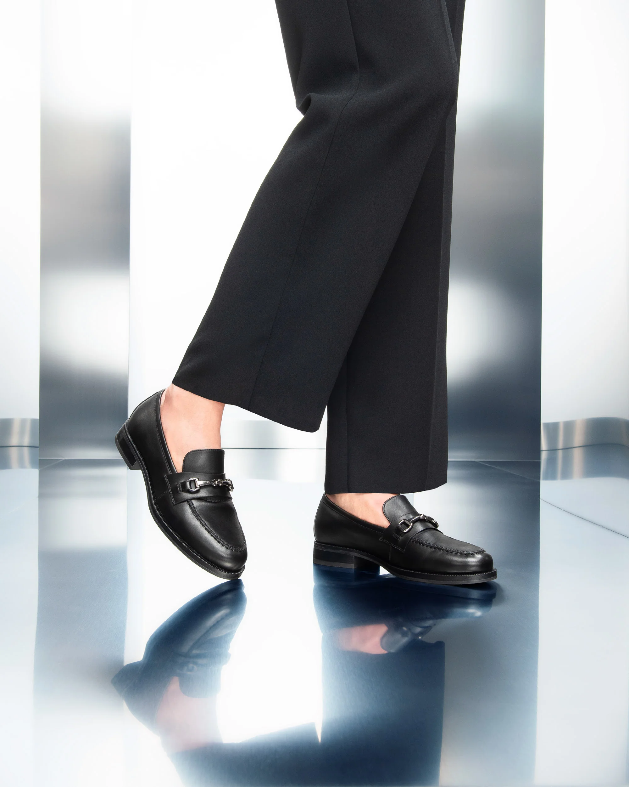 Nero Giardini I411260D Mocassini donna in pelle nero - immagine 5