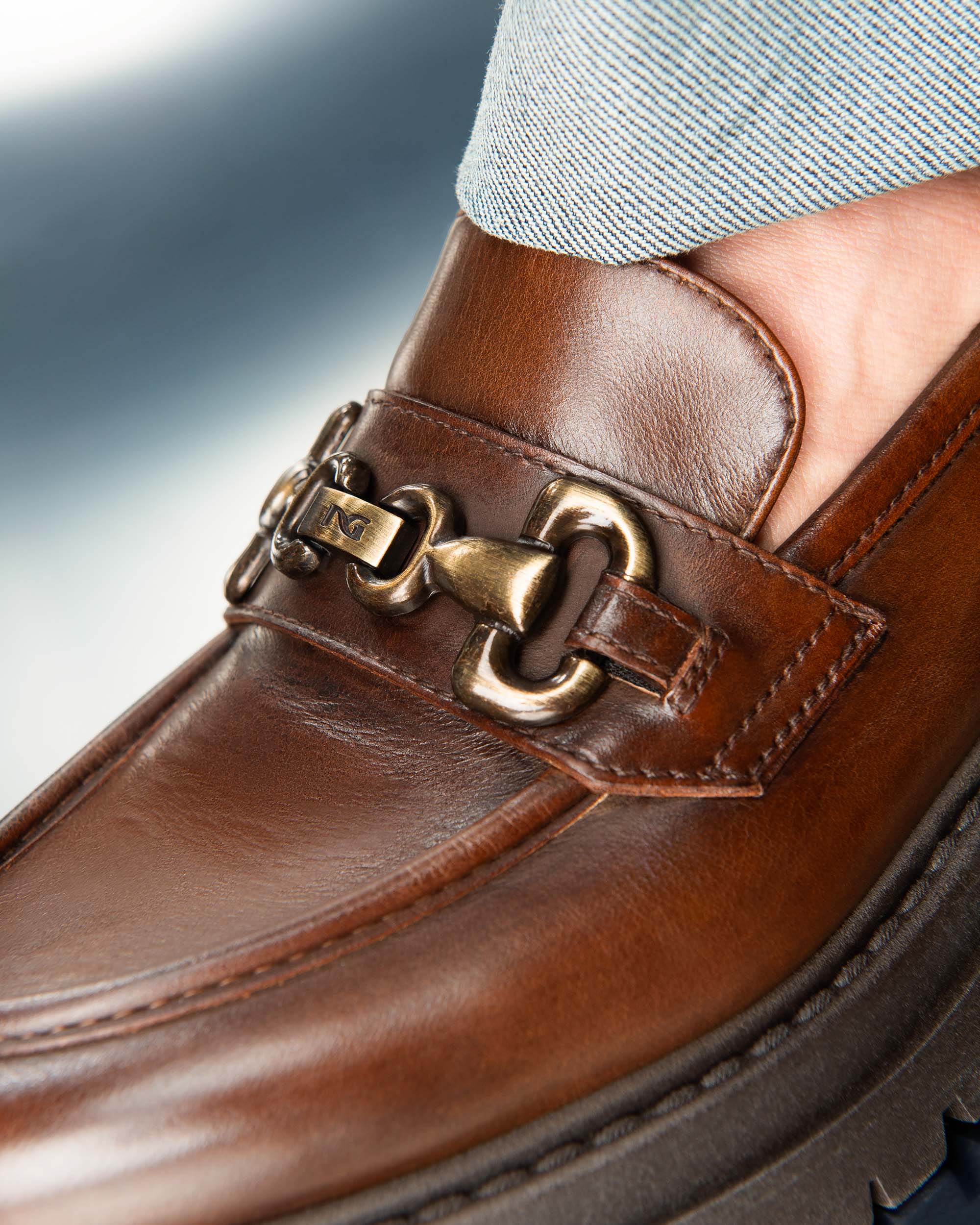 Nero Giardini I411410D Mocassini donna in pelle marrone - immagine 4