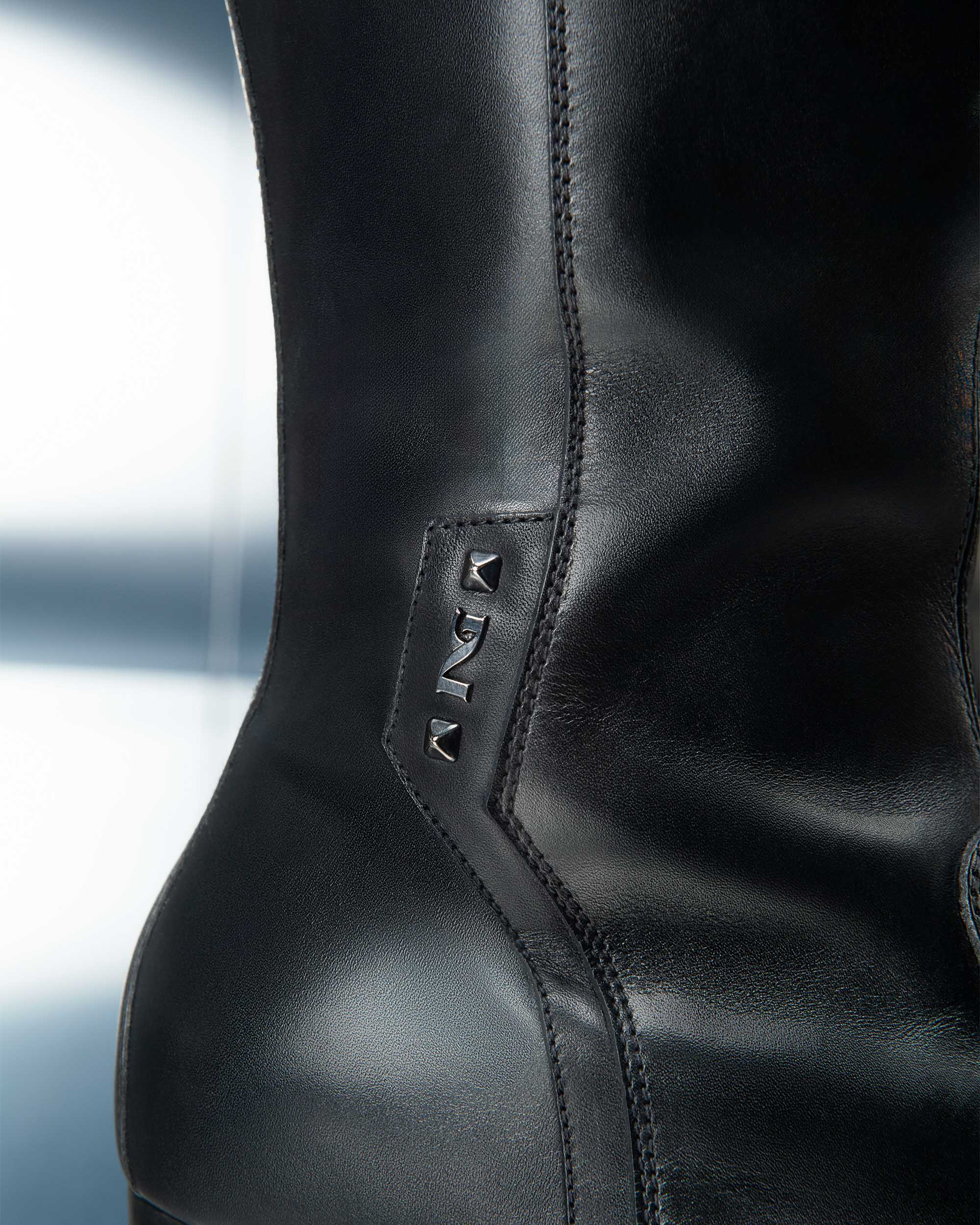 Nero Giardini I411720D Stivali donna in pelle nero - immagine 4