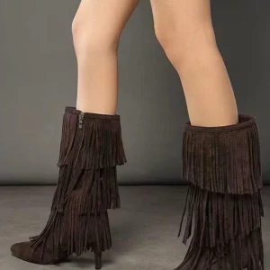 Stivali con frange