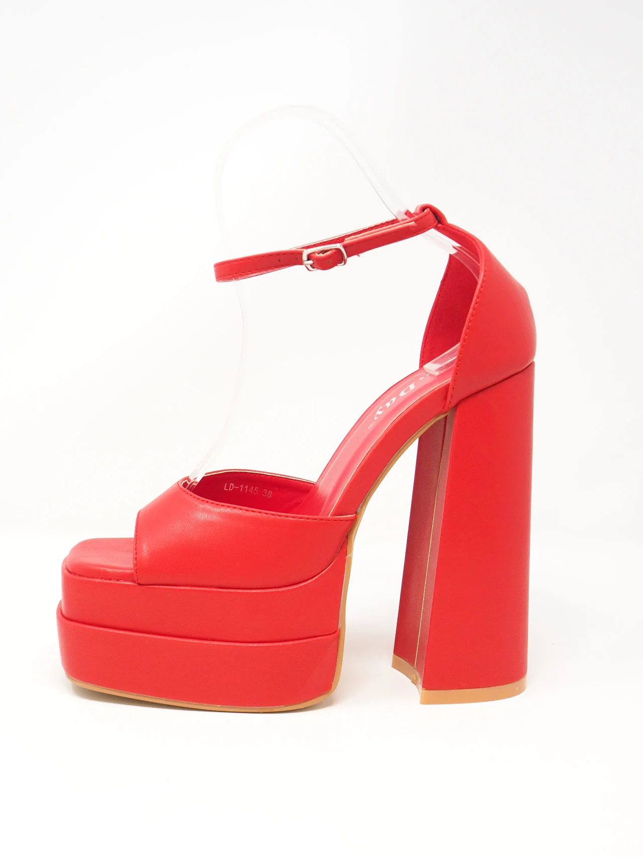 Sandali con plateau e tacco grosso - immagine 9