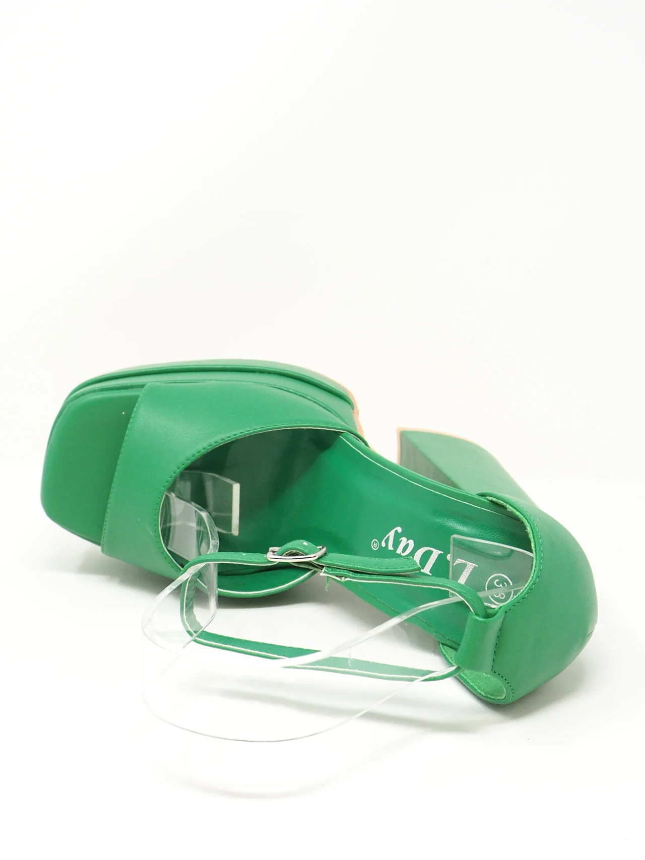 Sandali con plateau e tacco grosso - immagine 5