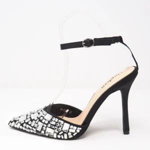 Décolleté con pietre strass