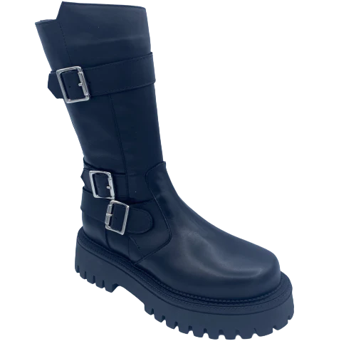 BRANDO ROAD 06 PELLE NERO - immagine 6