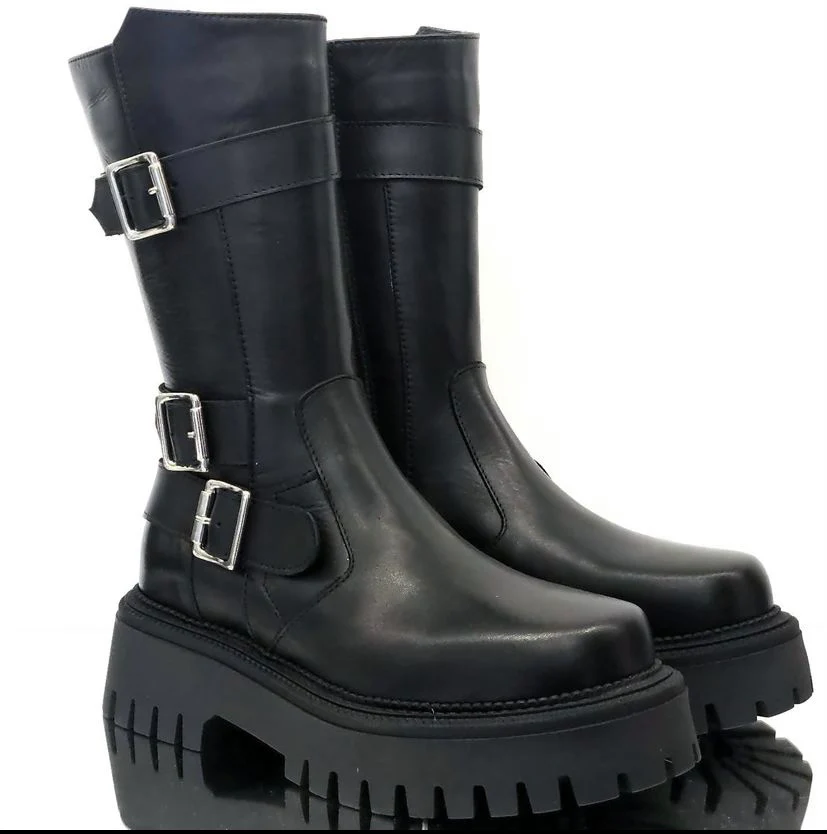 BRANDO ROAD 06 PELLE NERO - immagine 4