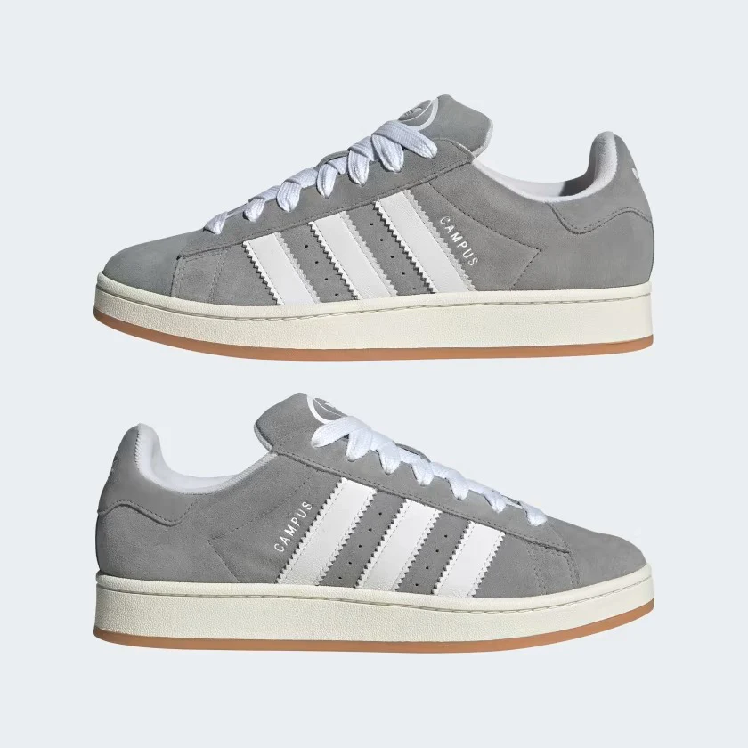 Adidas HQ8707 scarpe Campus 00s Grey Three / Cloud White / Off White - immagine 8